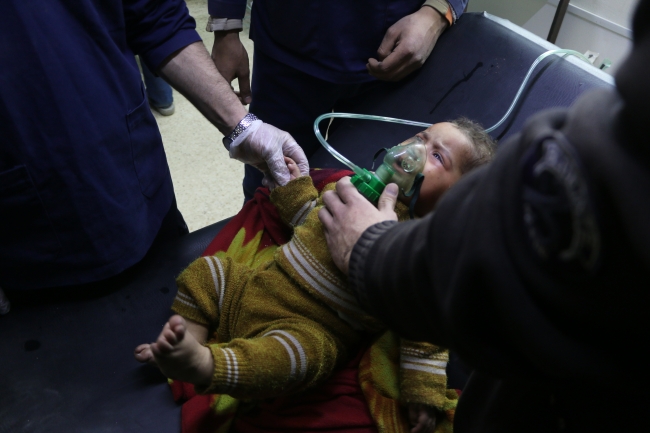 Esed rejimi Duğu Guta'da kimyasal silah kullandı